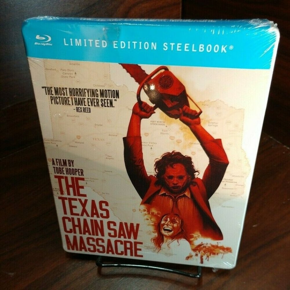 The Texas Chainsaw Massacre [ Limited Edition STEELBOOK ] (Blu-ray Disc) NEW